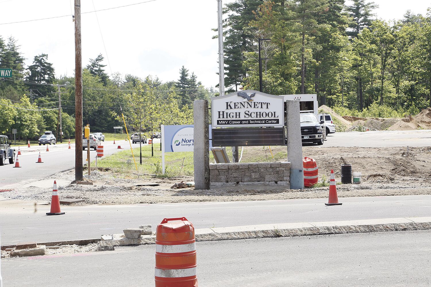 Kennett High sign moves a bit, turn lane added
